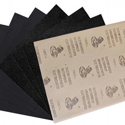 silicon carbide black sandpaper